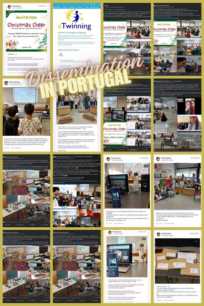 Semana de chamadas internacionais para espalhar a alegria do Natal.