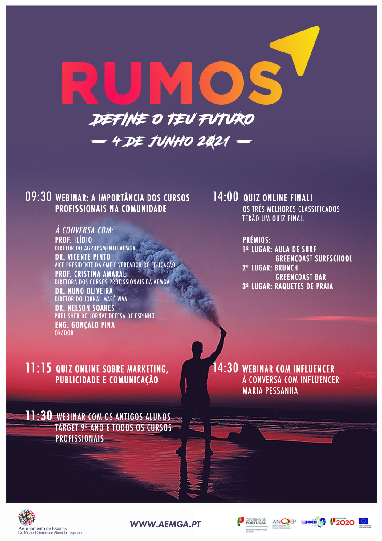 Cartaz Programação Rumos 2021