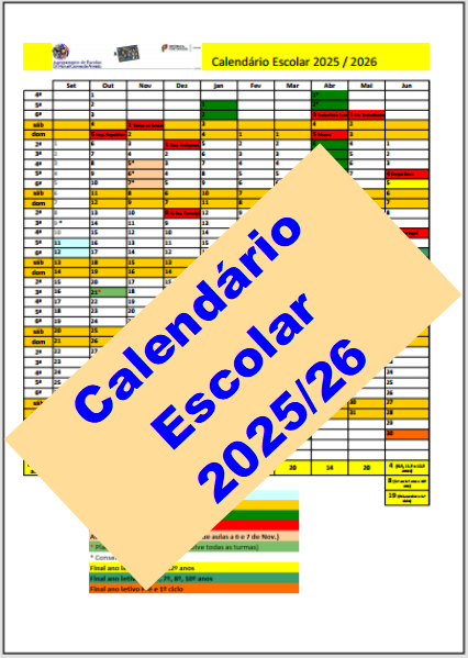 Calendário escolar 2025/26
