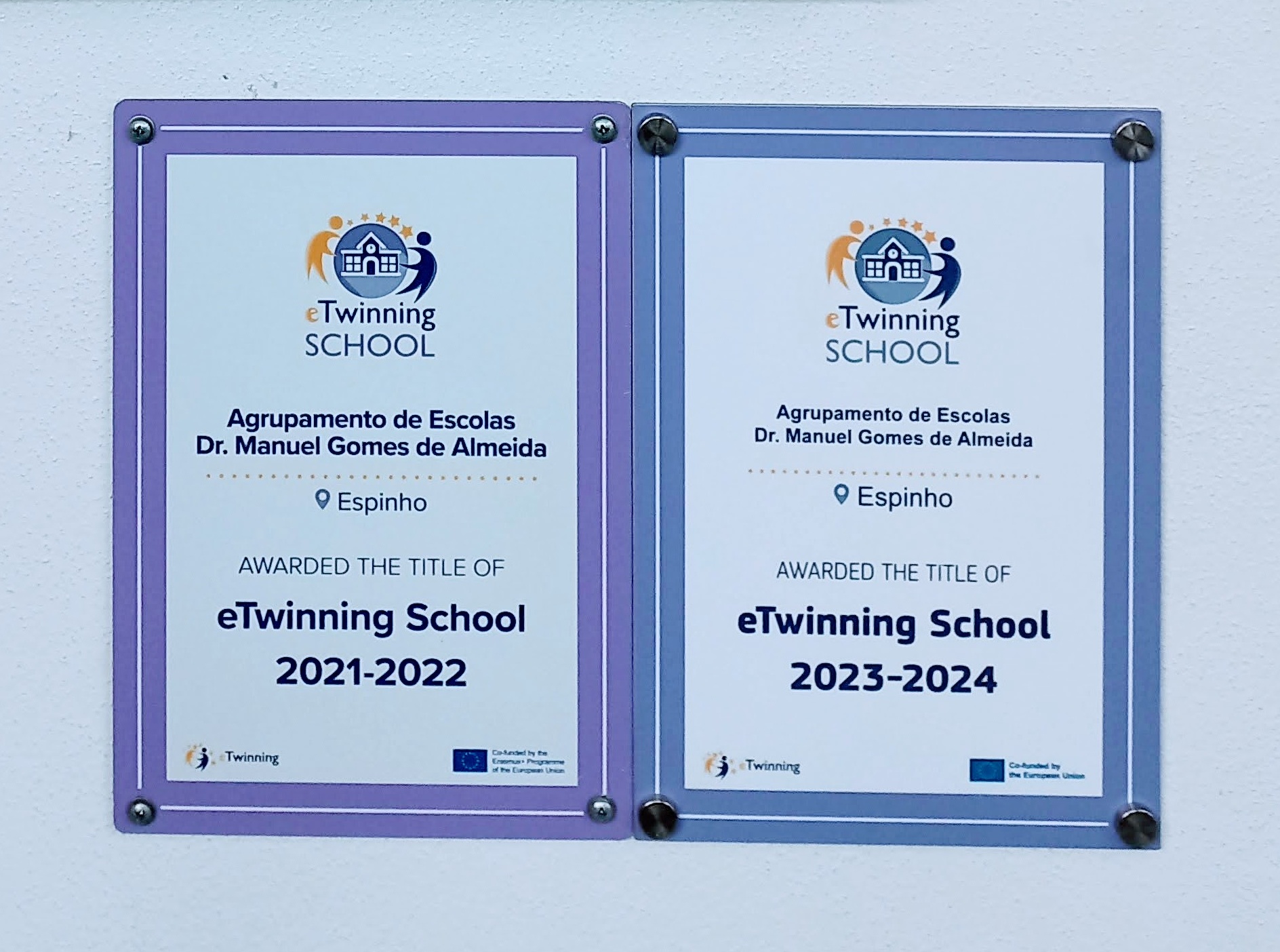 Selo Escola eTwinning AEMGA